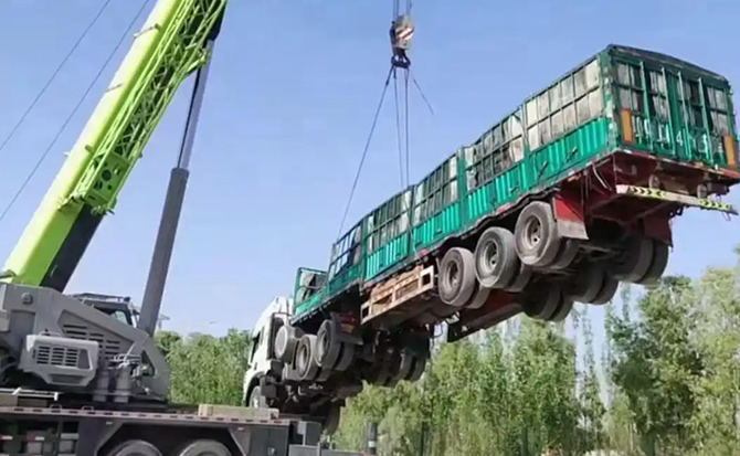 江海区道路脱困救援案例